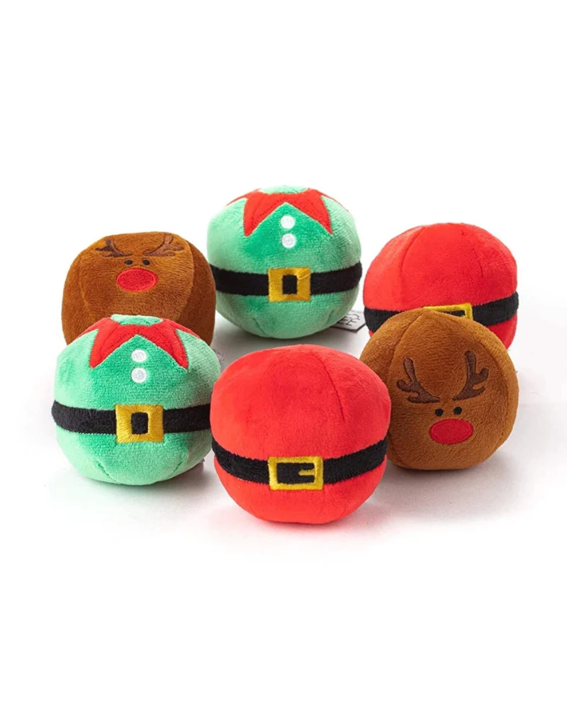 3-Pack Howliday Squeaky Dog Toy Set - Image 5