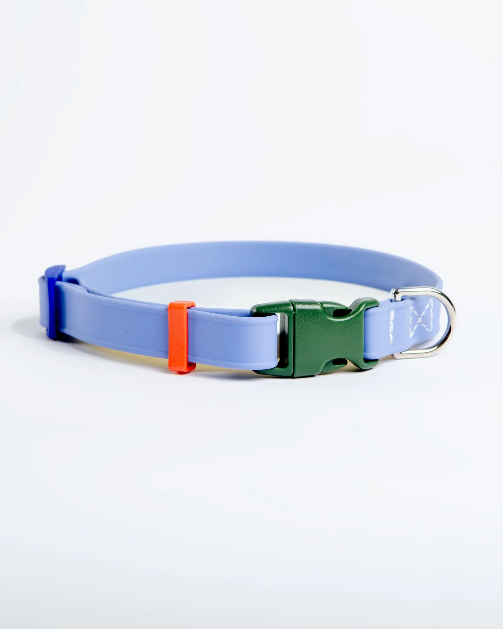 A Walk in the Park Dog Collar in Periwinkle Blue (Made in the USA)
