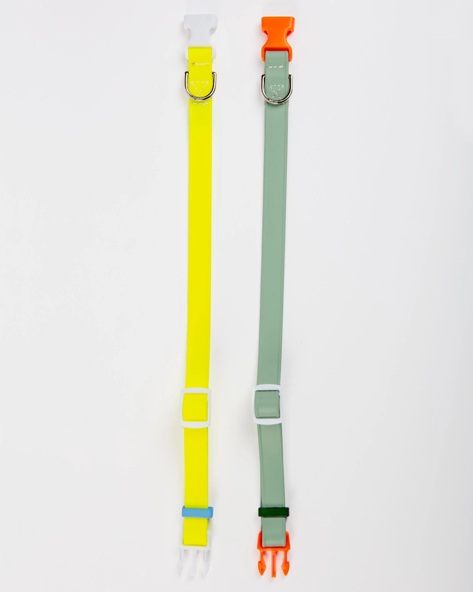 A Walk in the Park Dog Collar in Neon Yellow (Made in the USA) - Image 4