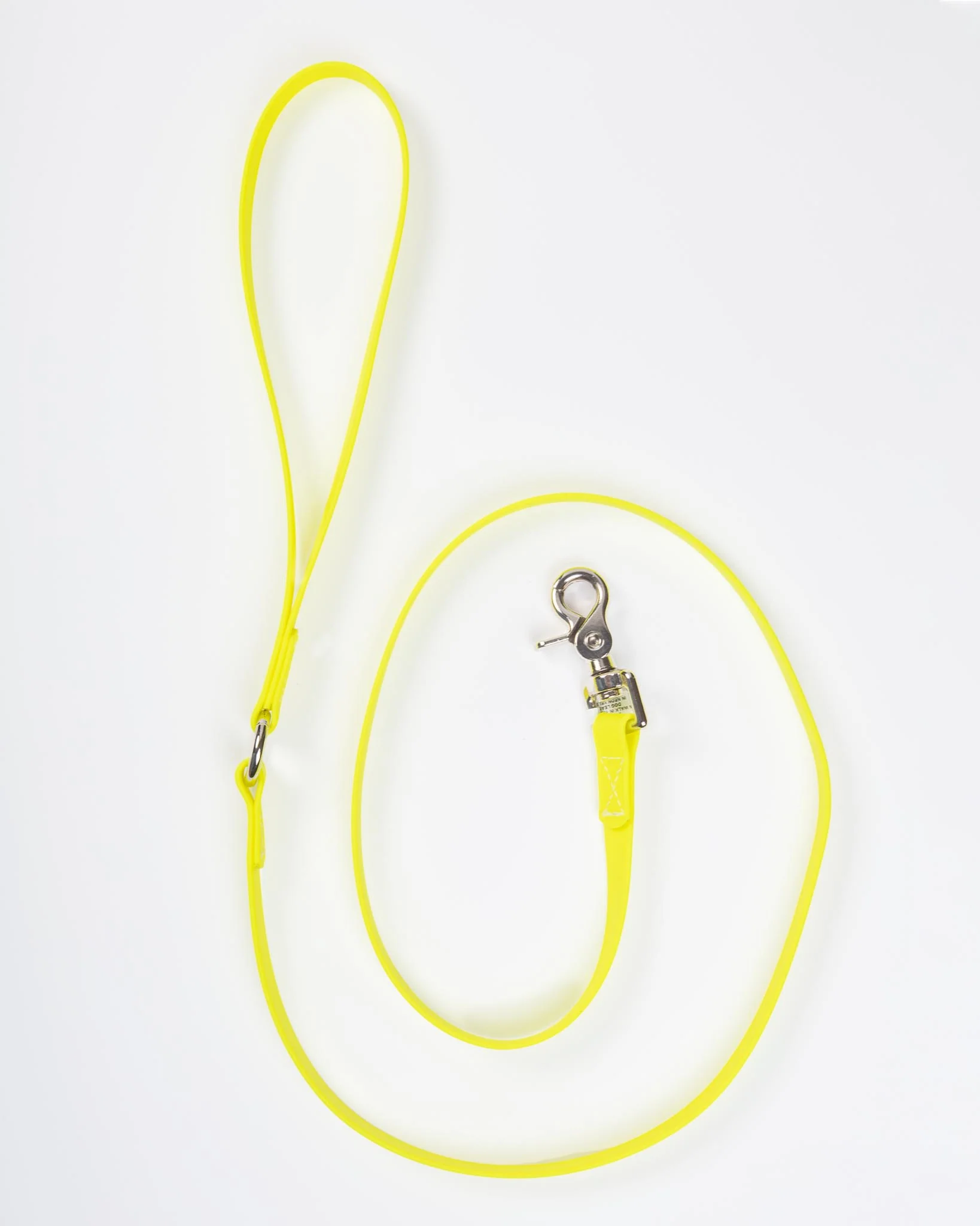 A Walk in the Park Dog Leash in Neon Yellow (Made in the USA) - Image 2