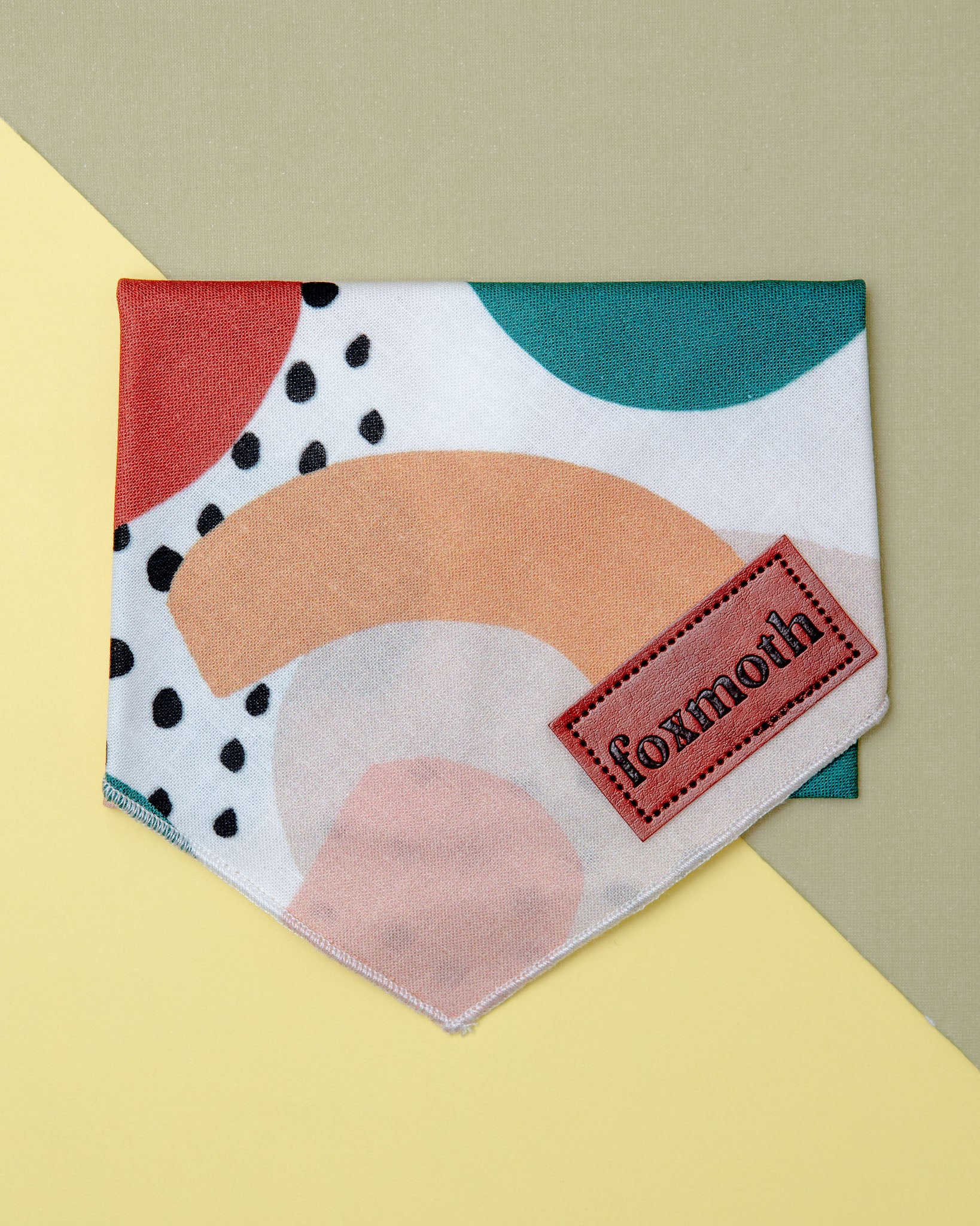 Abstract Boho Print Dog Bandana<br>(FINAL SALE) - Image 2