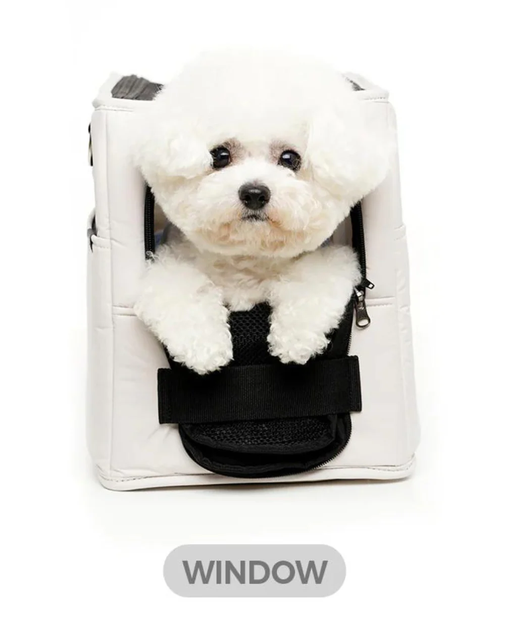 Adjustable Strap Dog Carrier Bag in Black (FINAL SALE) - Image 4