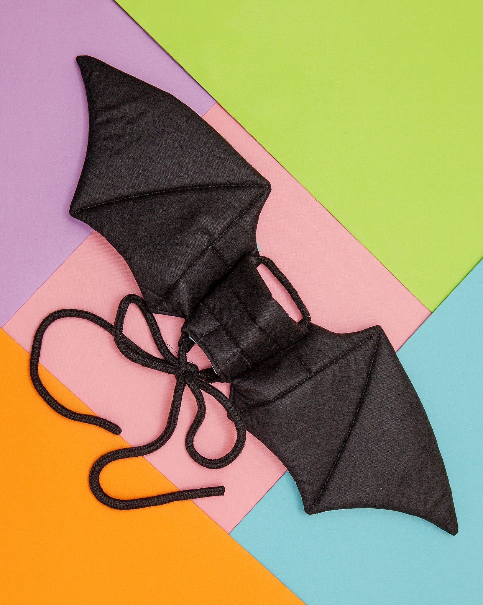 Adjustable Tie-On Bat Howl-O-Ween Dog Wings - Image 2
