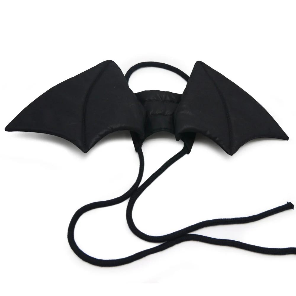 Adjustable Tie-On Bat Howl-O-Ween Dog Wings - Image 5