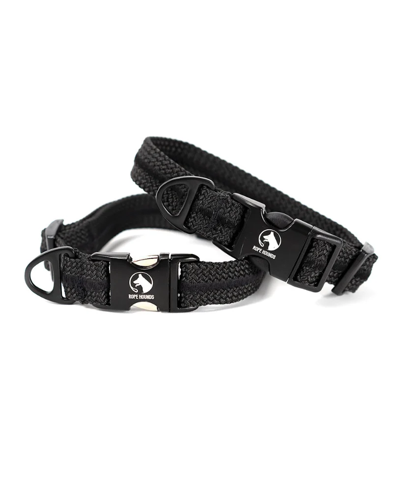 Adventure Dog Collar in Black (Made in the USA)