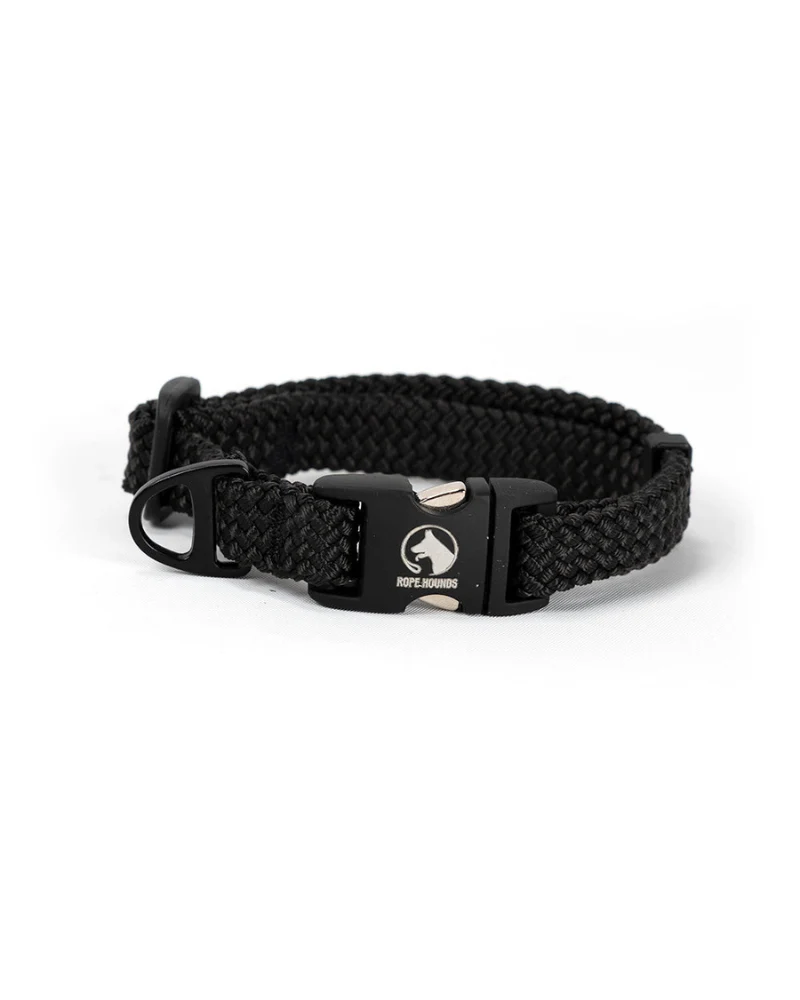 Adventure Dog Collar in Black (Made in the USA) - Image 2
