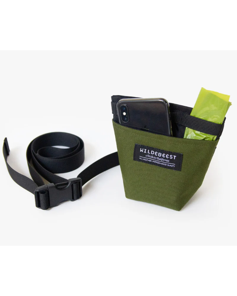 Alamo Dog Treat Pouch in Olive Green - Image 3
