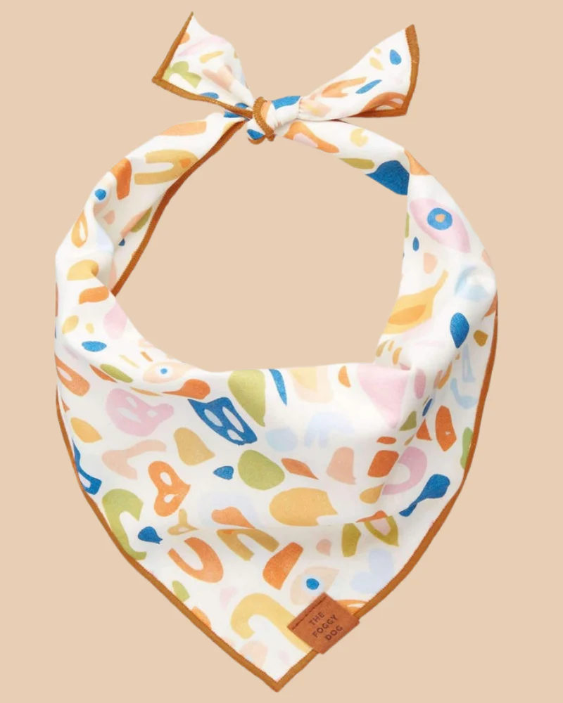 Alja Horvat Terrazzo Dog Bandana (Made in the USA) - Image 2