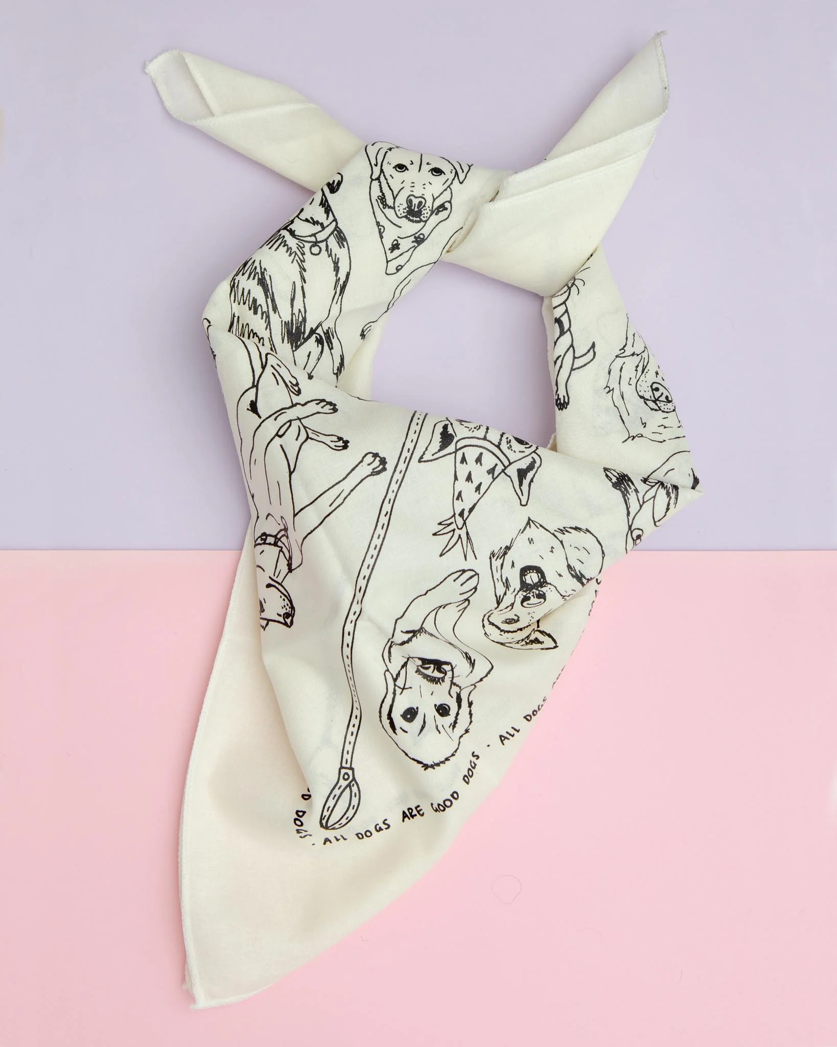 All Dogs are Good Dogs Bandana<br>(Made in the USA)