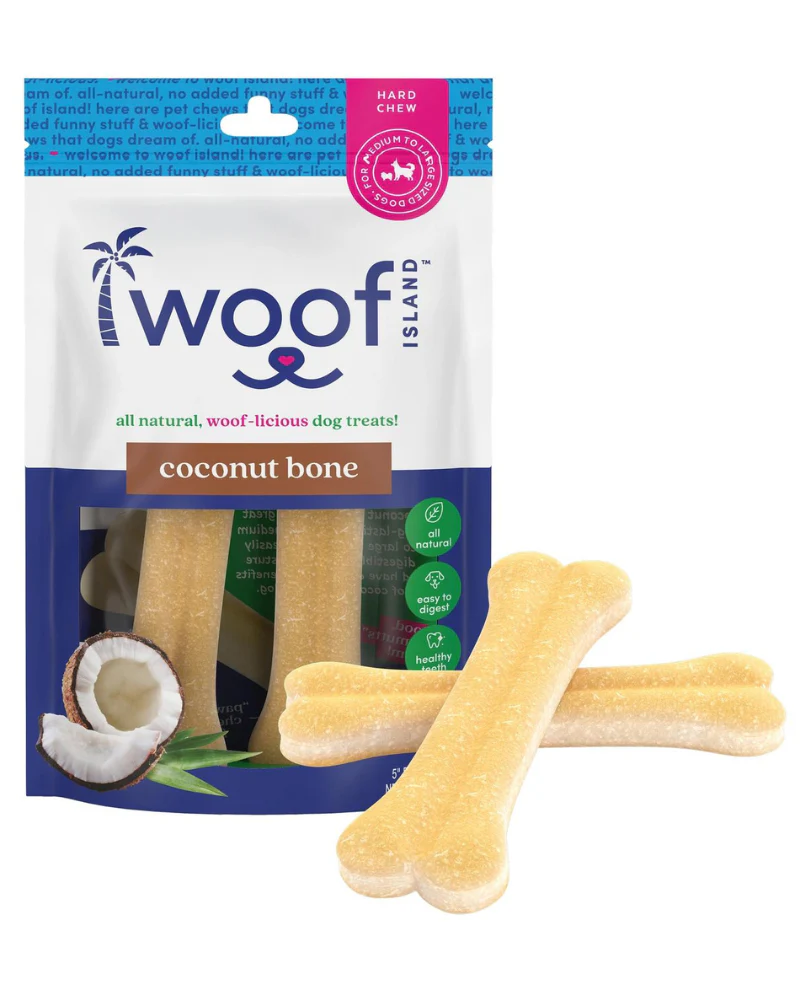 All Natural Coconut Dog Bone Treat (2-Pack) - Image 2