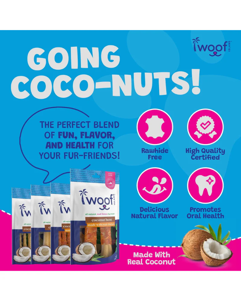 All Natural Coconut Dog Twist Sticks Treat (12-Pack) - Image 7