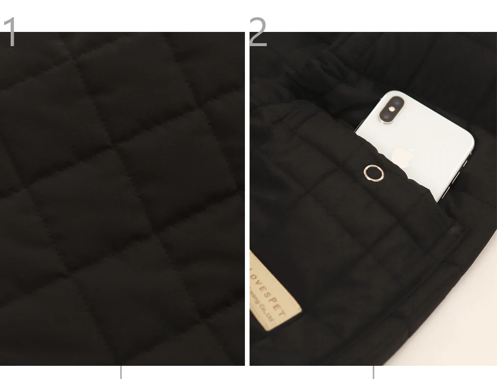 Hug-Me Sling in Quilted Black - Image 5