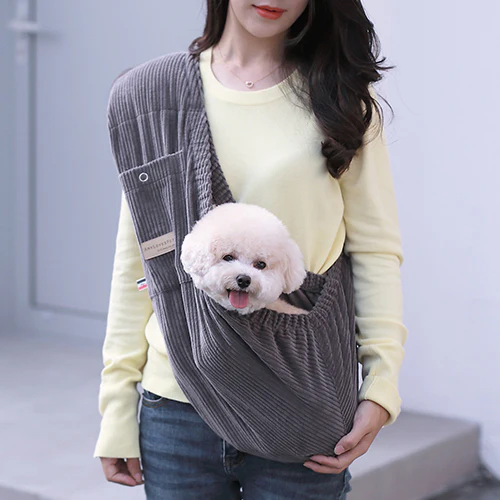 ALP | Hug-Me Sling in Grey Corduroy - Image 2