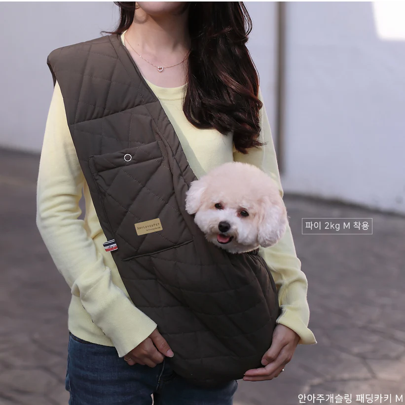 Hug-Me Sling in Quilted Khaki (FINAL SALE) - Image 2