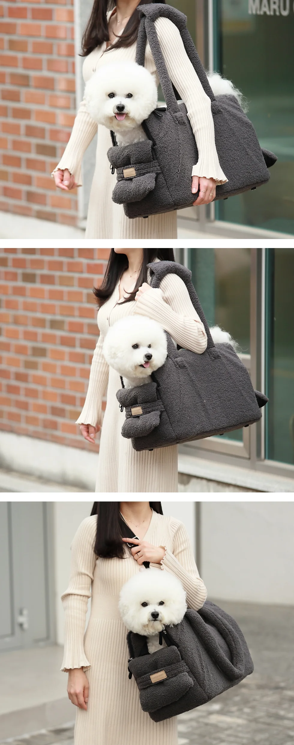 ALP | Rene Padded Shoulder Bag in Dumble Grey - Image 6