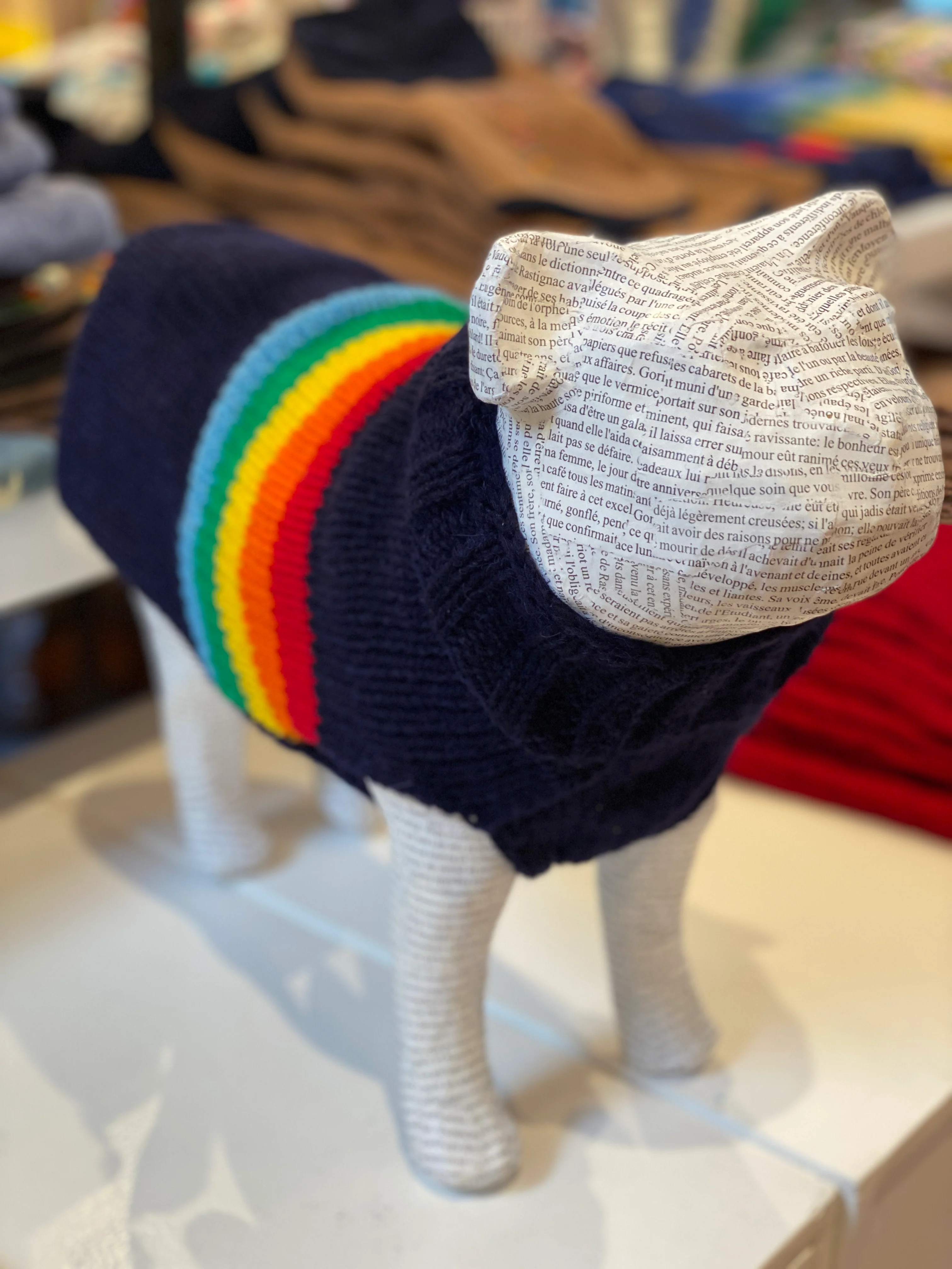Alpaca Good Vibes Knit Dog Sweater << FINAL SALE >> - Image 7