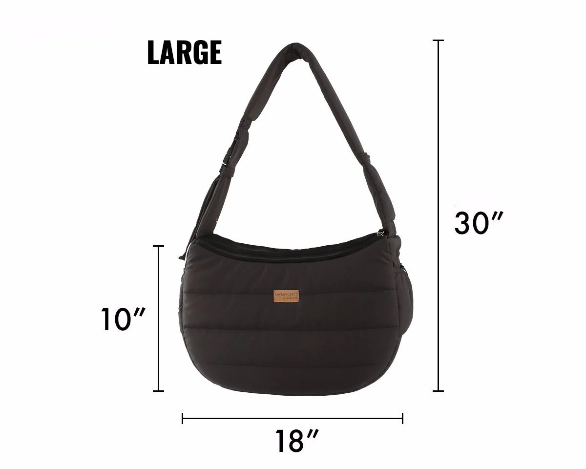 ALP | Half Sling Crossbody Bag in Charcoal - Image 12