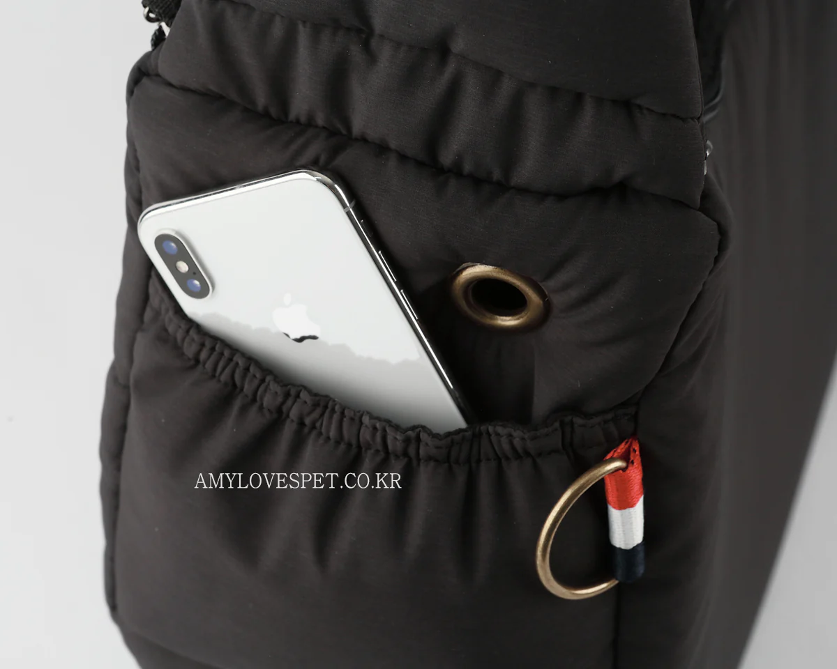 ALP | Half Sling Crossbody Bag in Charcoal - Image 7