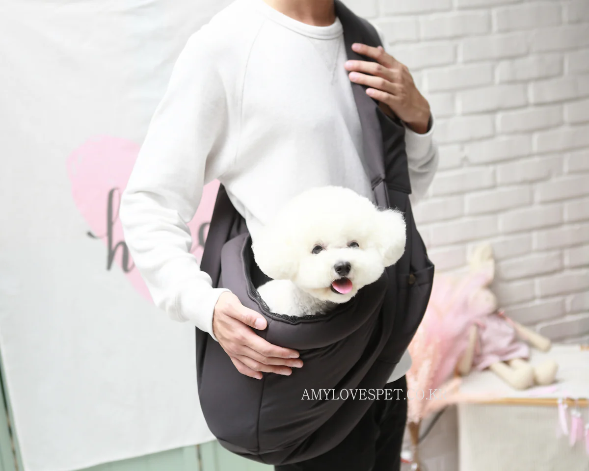 AMY LOVES PET | Daysling Crossbody Bag in Grey - Image 3