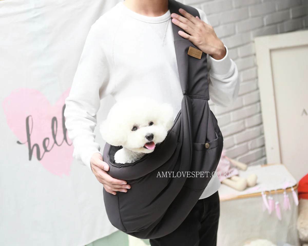 AMY LOVES PET | Daysling Crossbody Bag in Grey - Image 4