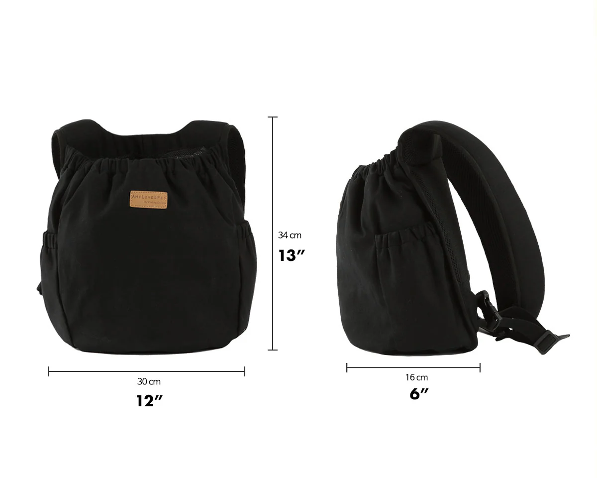 ALP | Hug Front Bag in Black - Image 8