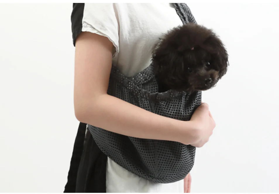ALP | Hug Me Sling Bag in Mesh Grey - Image 3