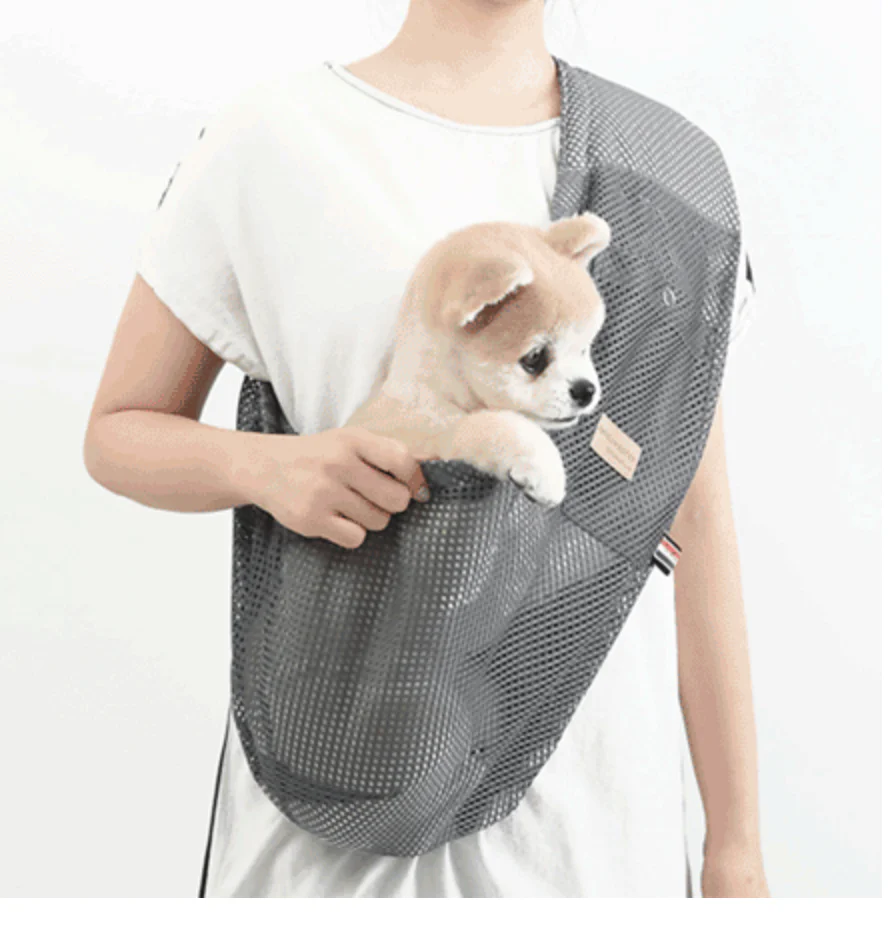 ALP | Hug Me Sling Bag in Mesh Grey - Image 4