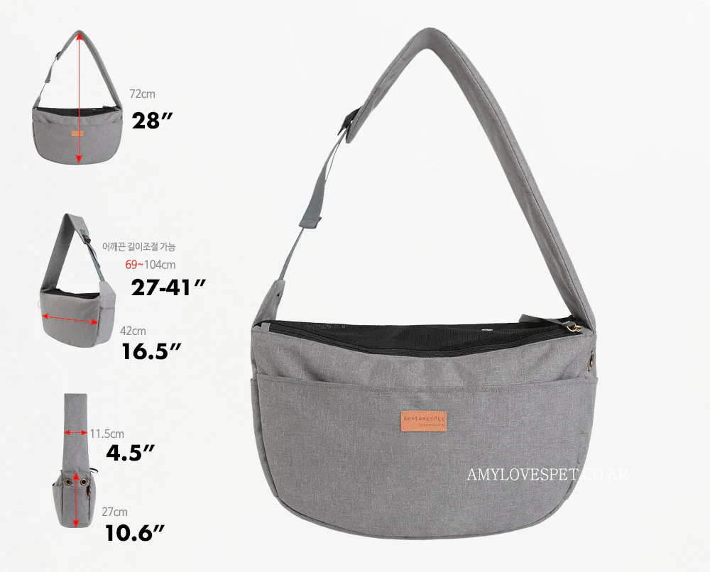 ALP | Haru Sling Bag in Light Grey - Image 8