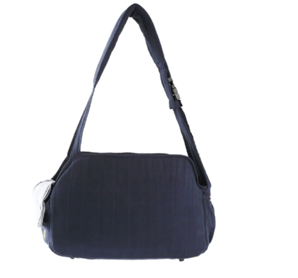 ALP | V Shoulder Bag in Navy - Image 3