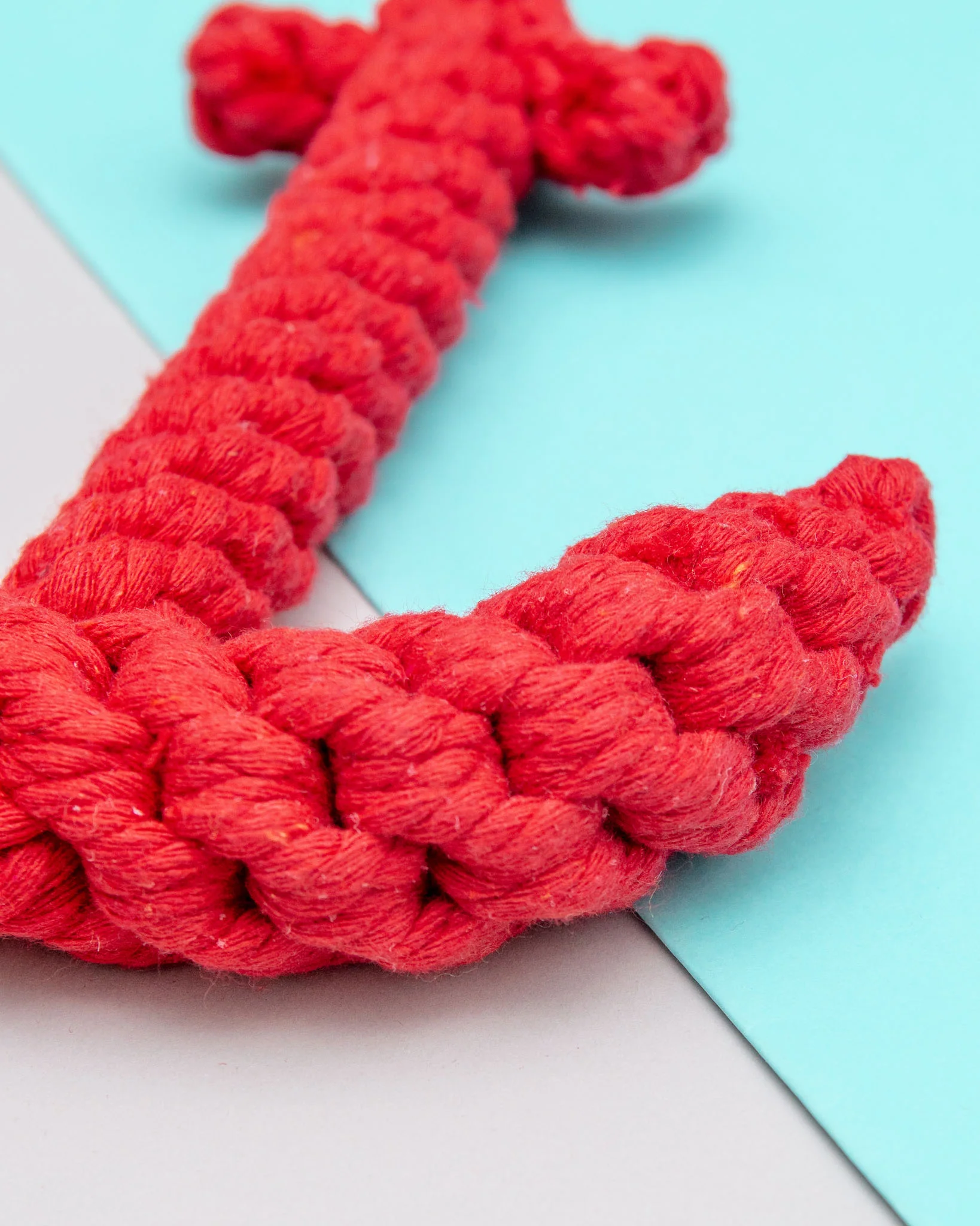 Anchor Rope Dog Toy in Red - Image 2