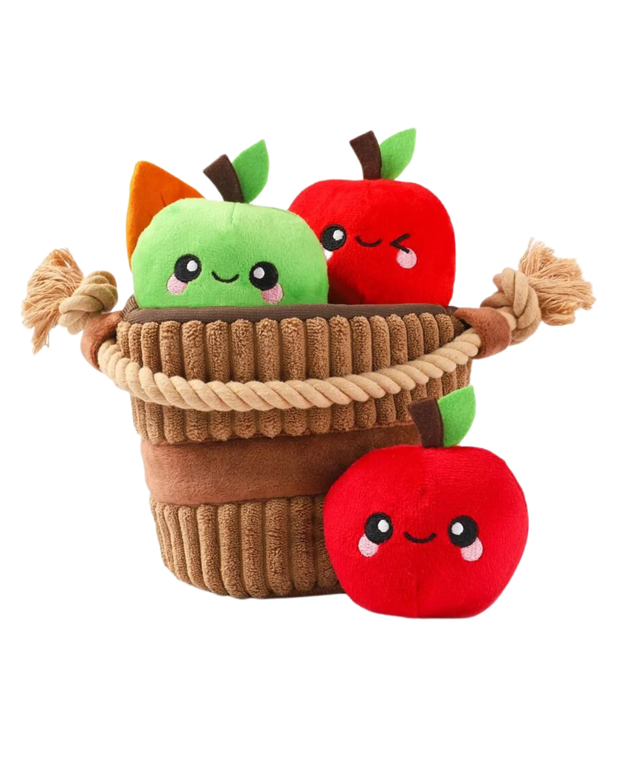 Apple Basket Squeaky Dog Toy - Image 2