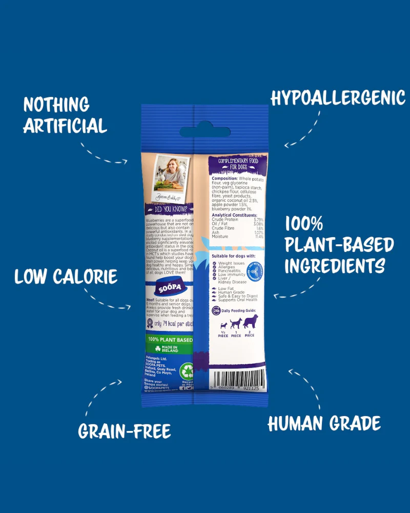 Apple & Blueberry Dental Dog Sticks - Image 2