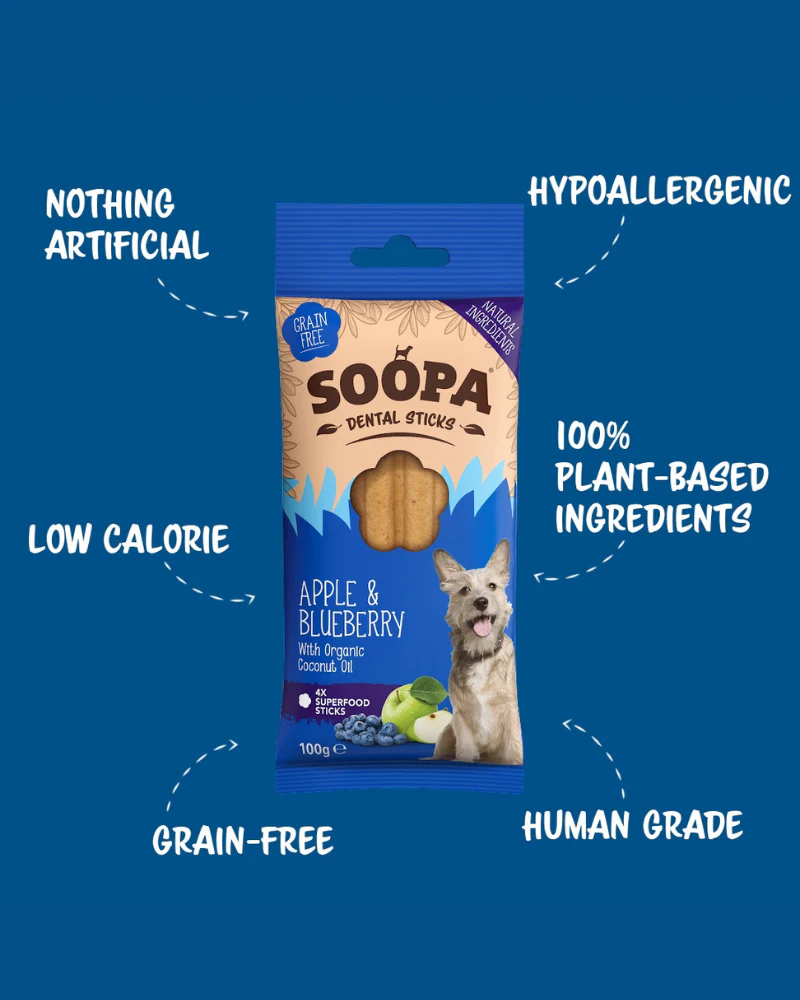 Apple & Blueberry Dental Dog Sticks - Image 4