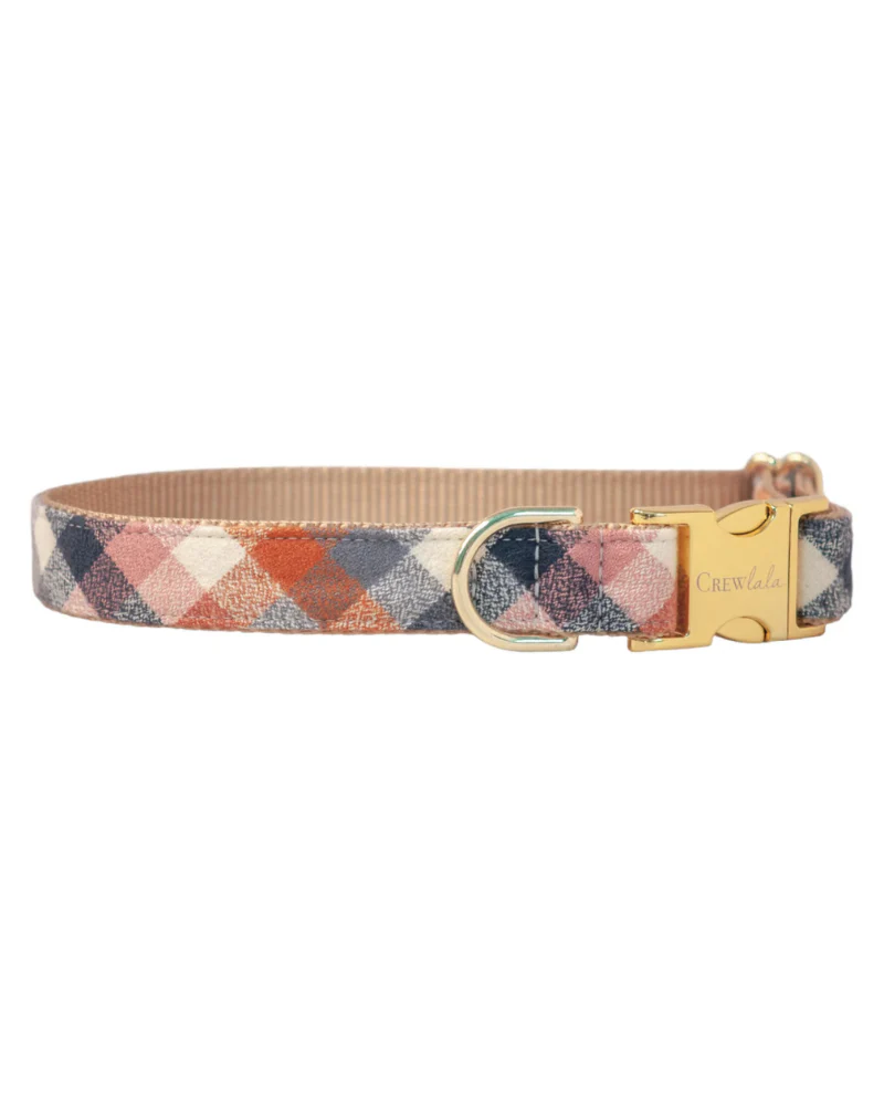 Aspen Flannel Belle Bow Dog Collar (Made in the USA) - Image 3