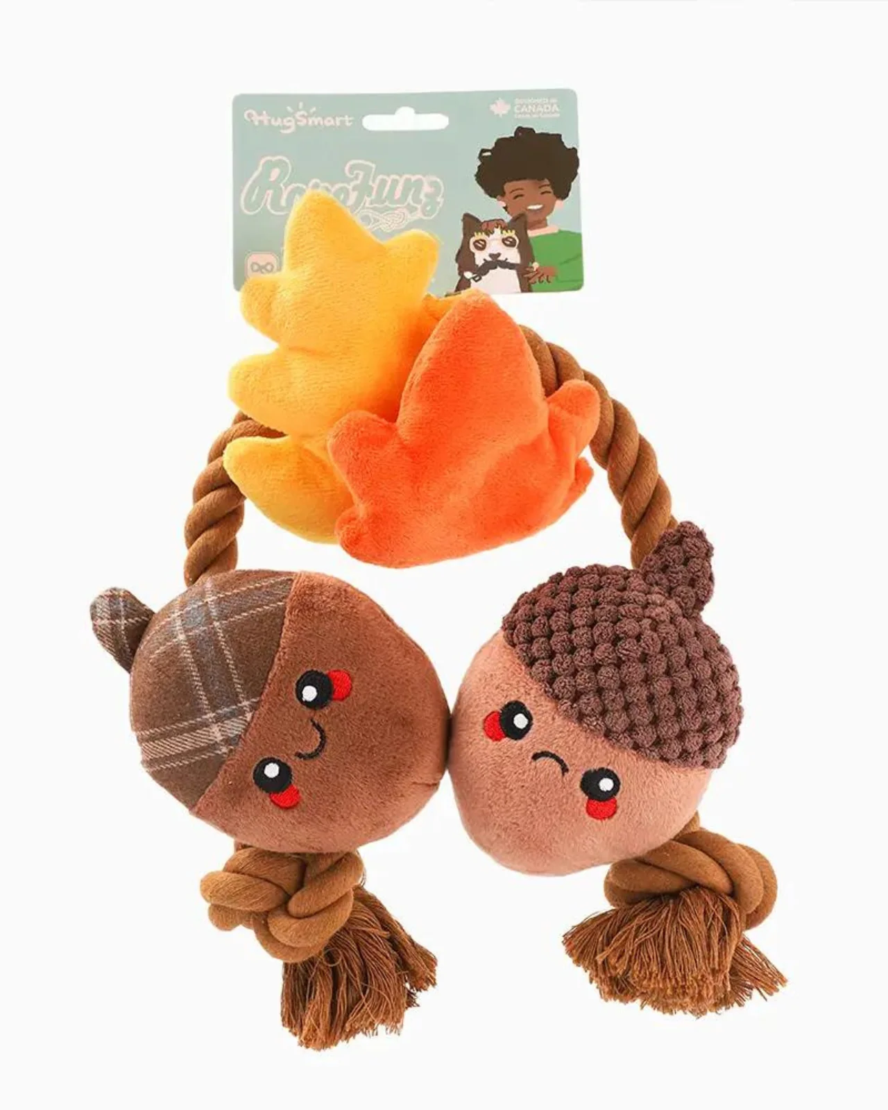 Autumn Acorn Squeaky Dog Toy - Image 3
