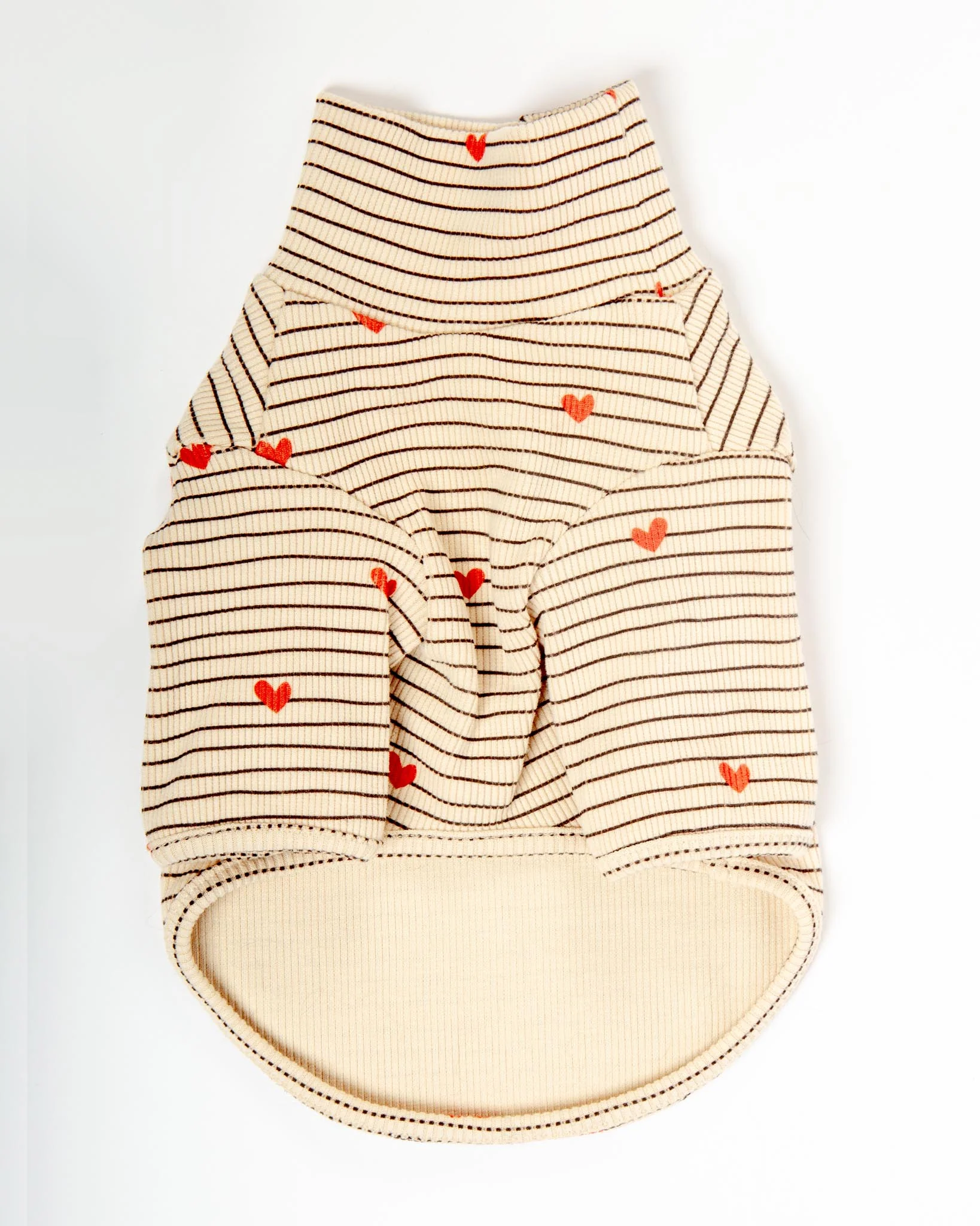 Aveline Striped Heart Dog Pullover - Image 3