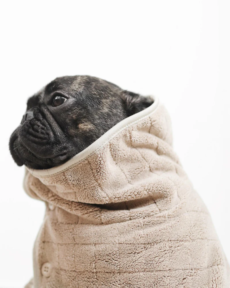 Baby Fleece Microfiber Dog Bathrobe - Image 2