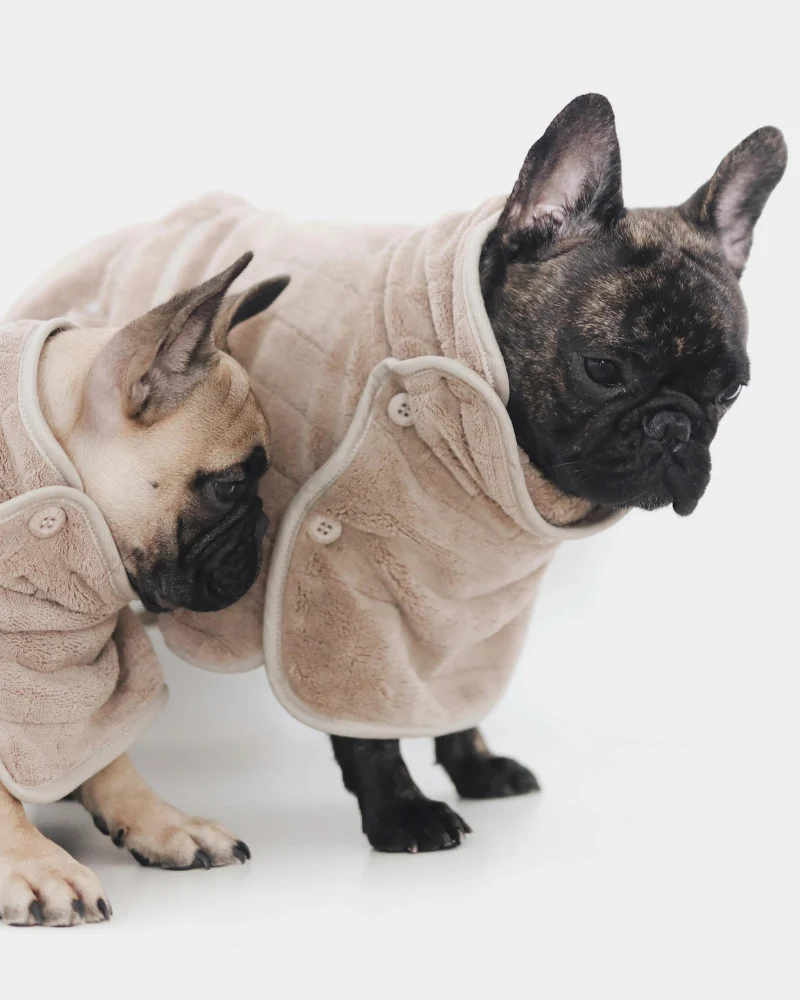 Baby Fleece Microfiber Dog Bathrobe - Image 6