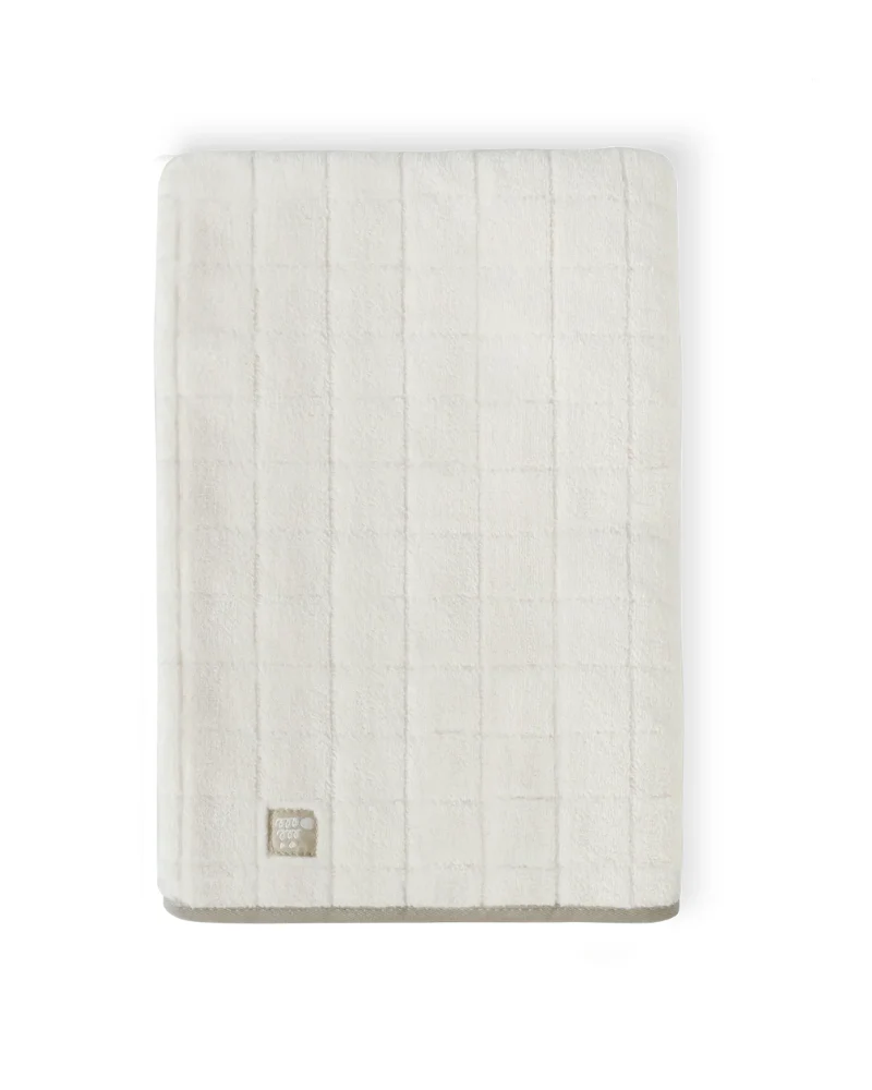 Baby Fleece Microfiber Dog Towel in Cream - Image 2