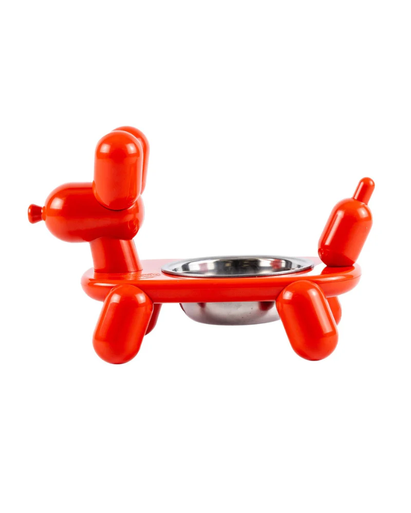 Balloon Dog Elevated Pet Bowl - Image 4