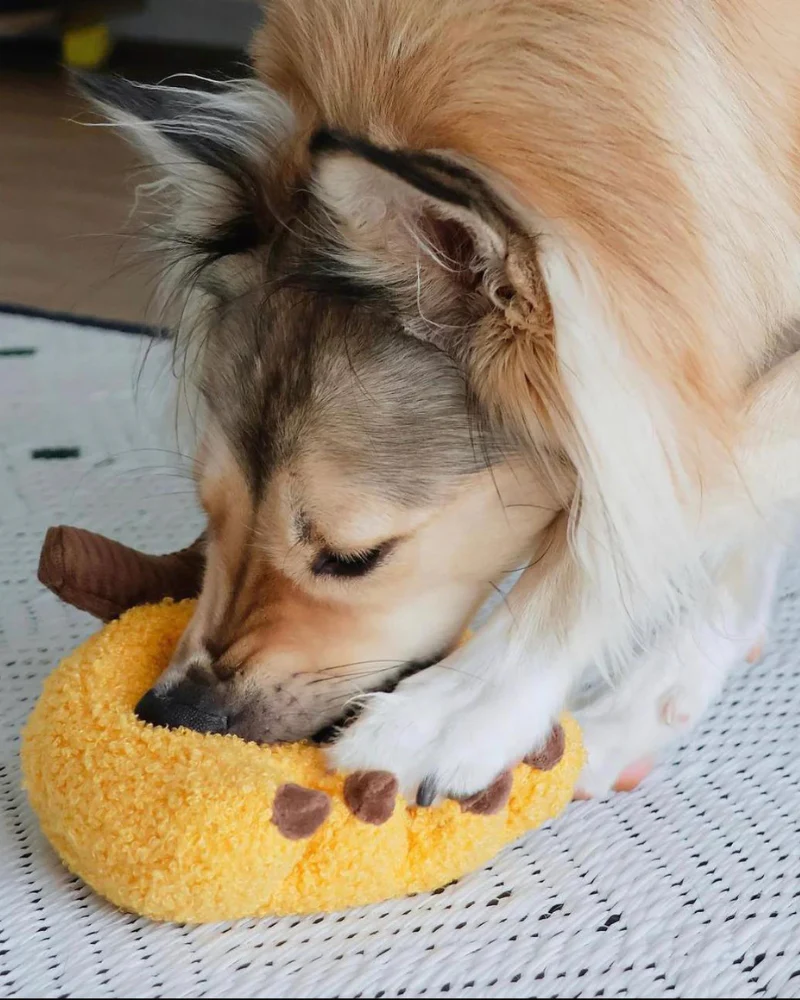 Banana Interactive Snuffle Dog Toy - Image 4