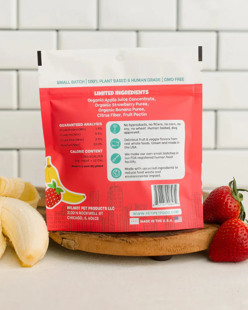 Bananas & Strawberry Organic Dog Treats - Image 4