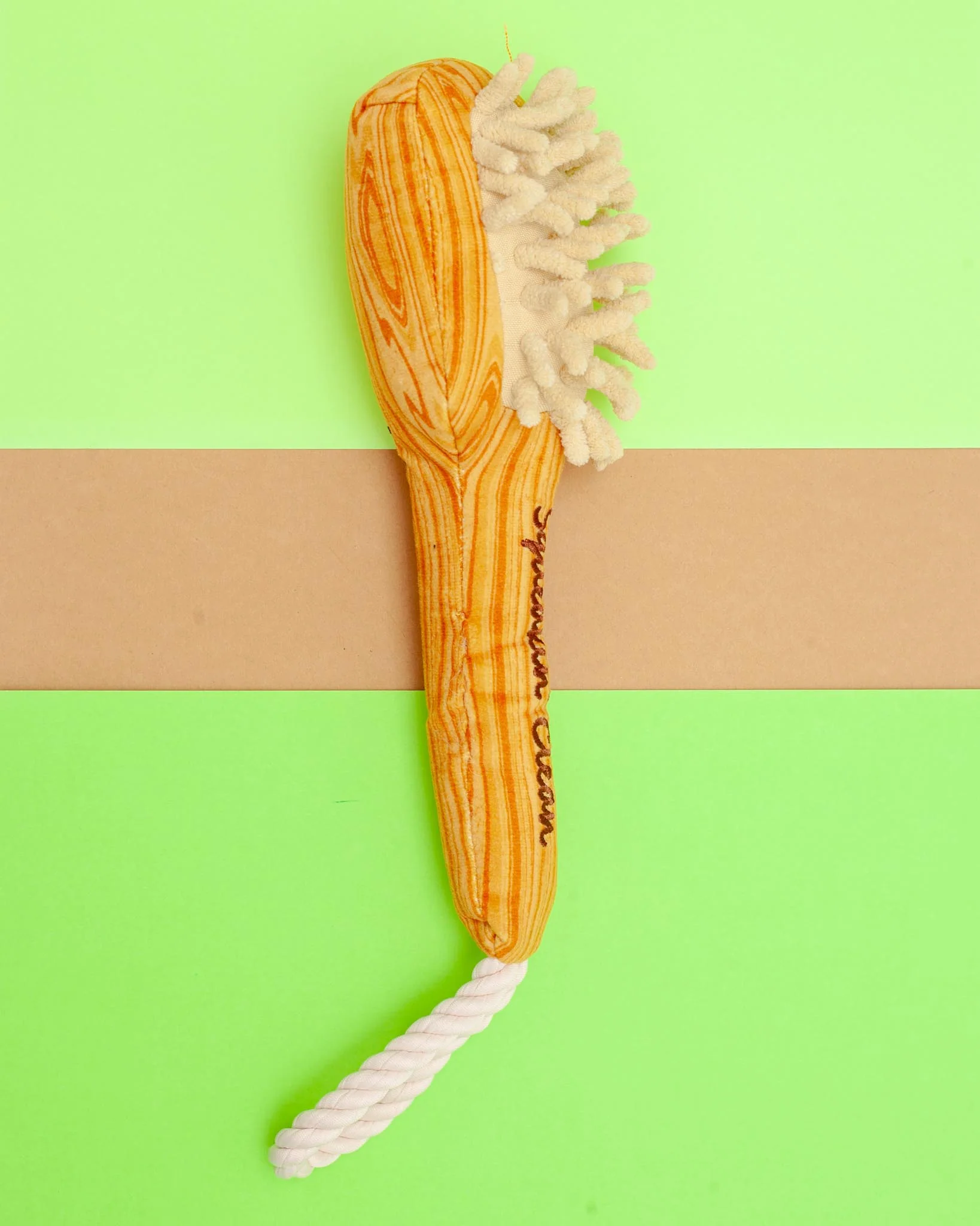 Bark n' Bristles Squeaky Plush Dog Toy - Image 3
