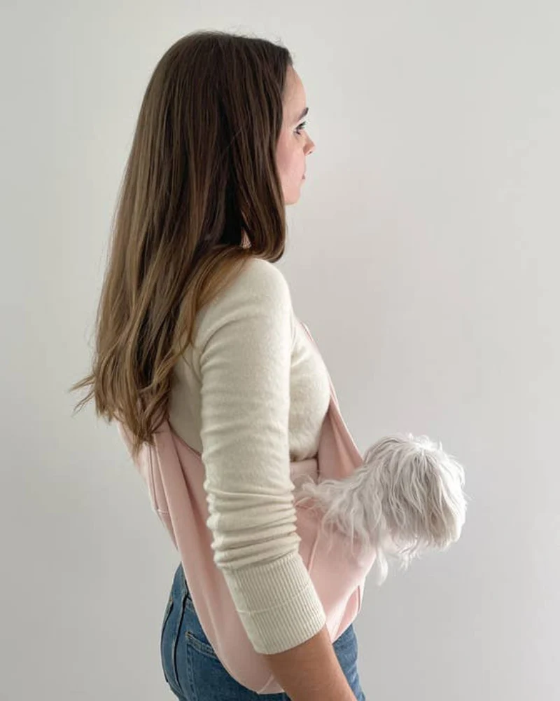 Basic Dog Sling in Pink - Image 2