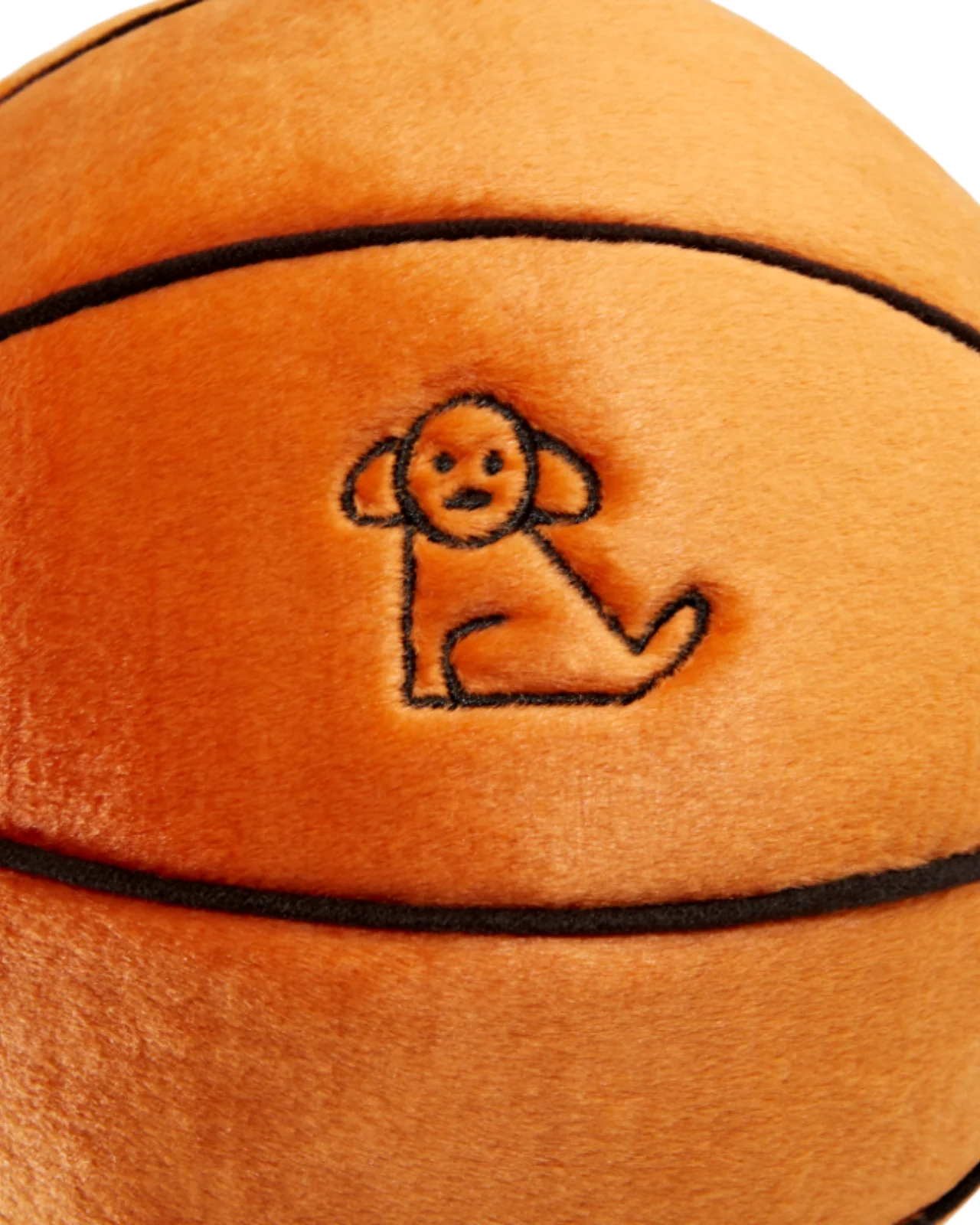 Basketball Squeaky Plush Dog Toy - Image 3