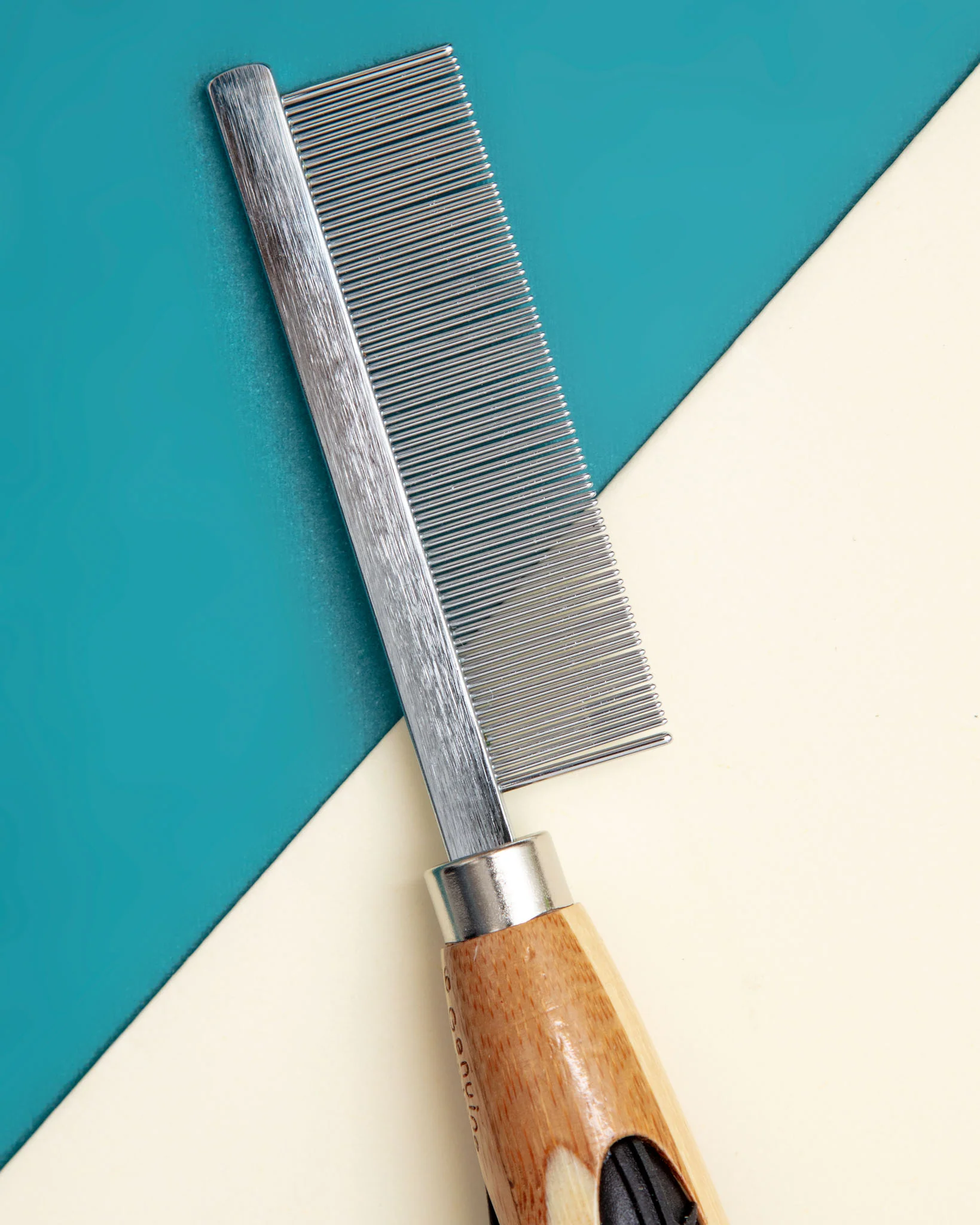 Fine Tooth Metal Pet Comb - Image 2