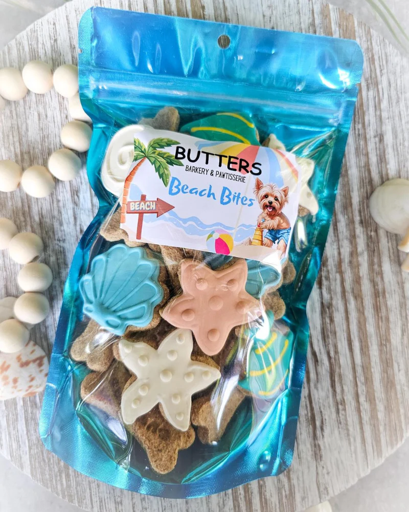 Beach Bites Peanut Butter Dog Treats - Image 2