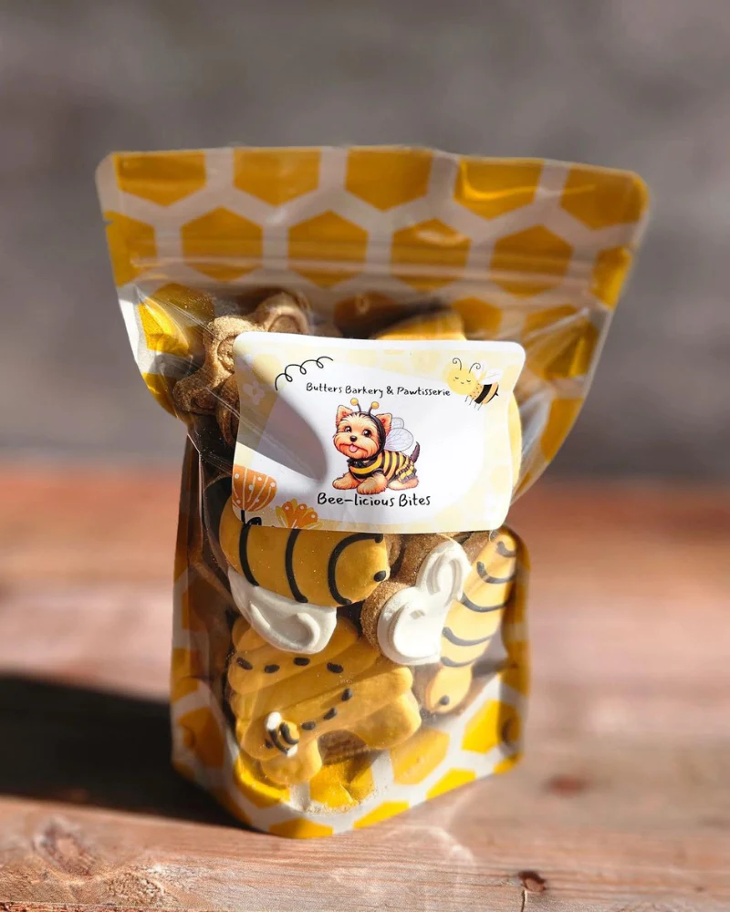 Bee-Licious Peanut Butter Dog Treats - Image 2
