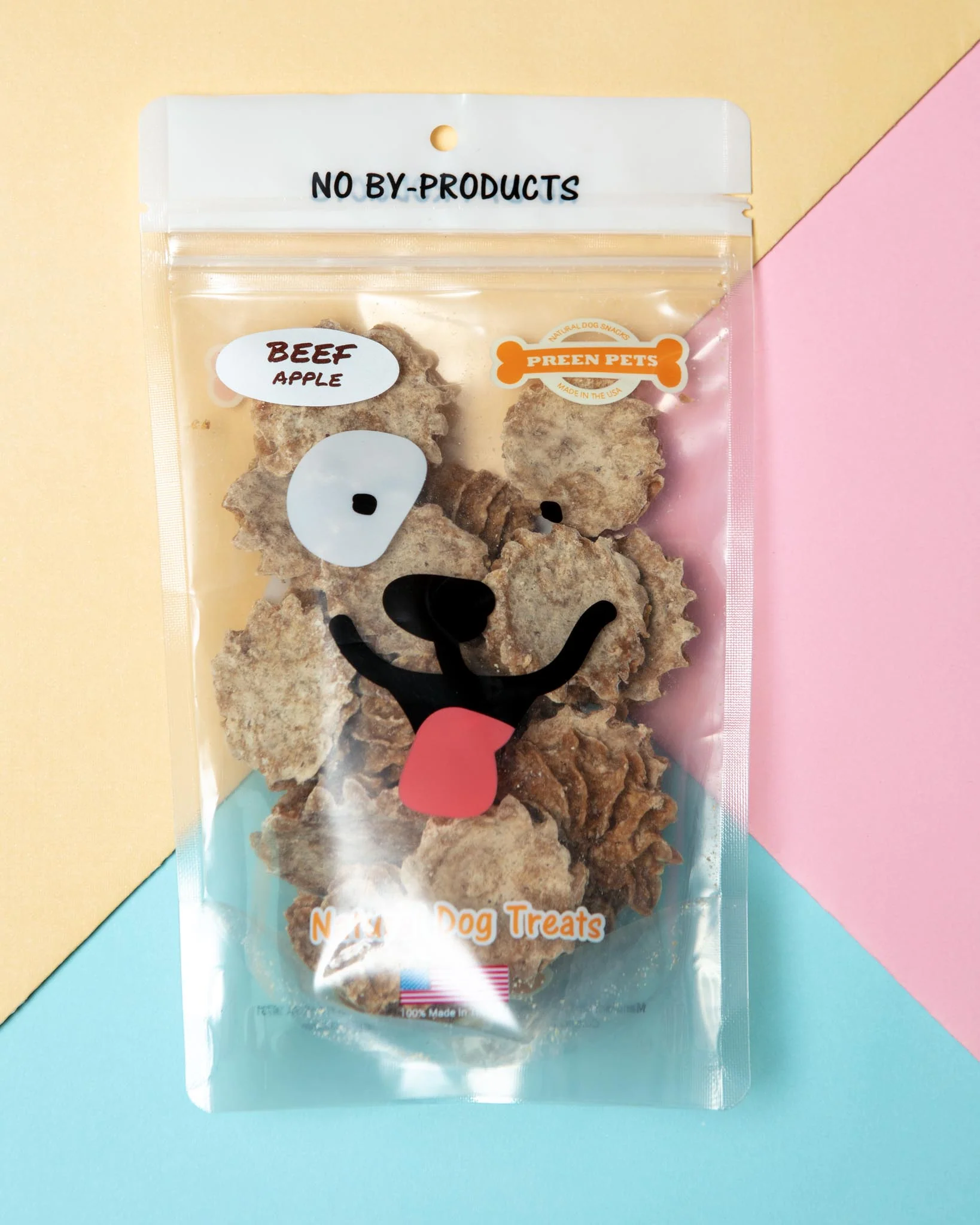 Beef and Apple Cookie Treats for Dogs (Made in the USA)
