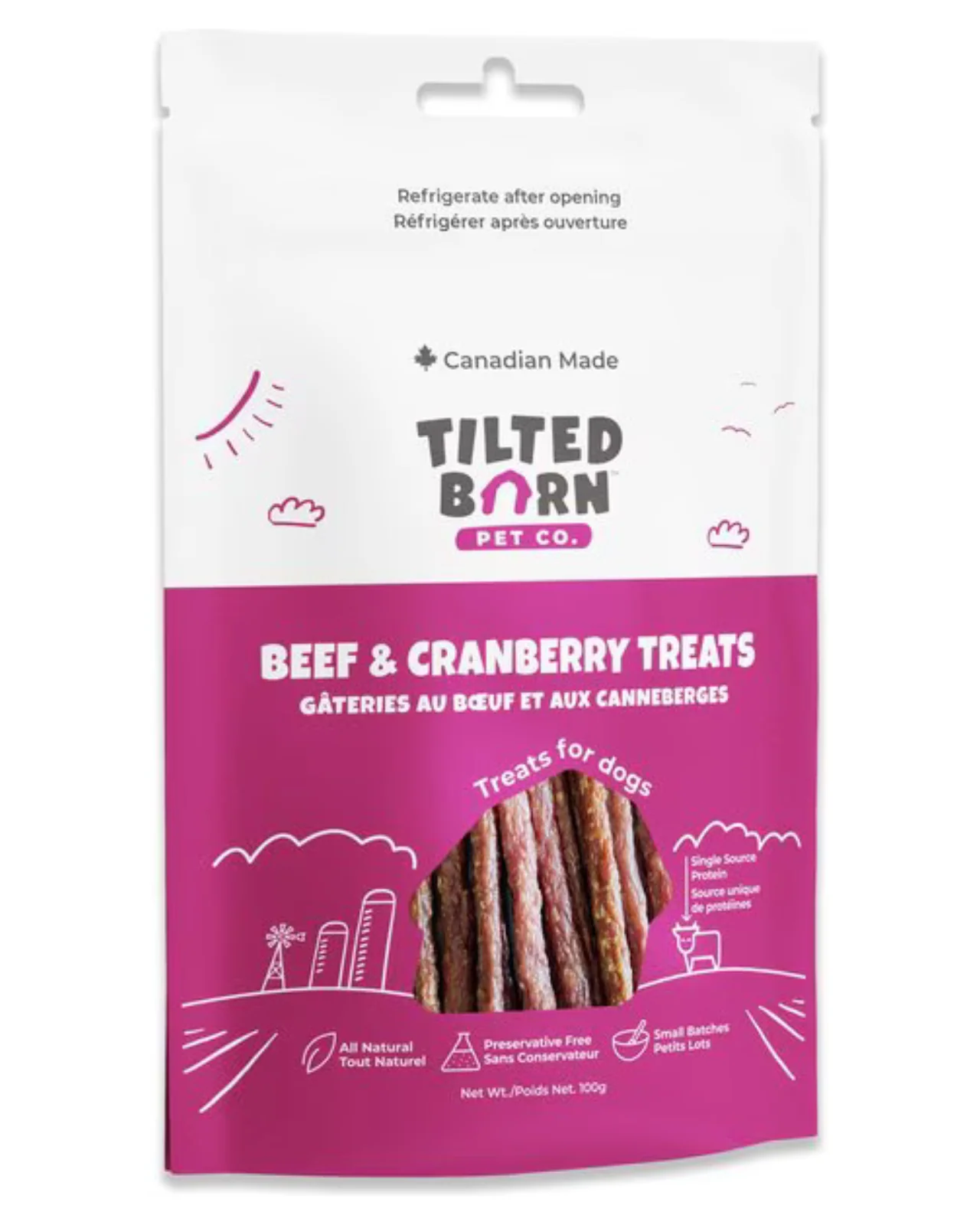 Beef & Cranberry Jerky Dog Treat - Image 3